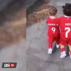 Watch: Liverpool stars’ kids stroll side by side in cute “You’ll Never Walk Alone” video
