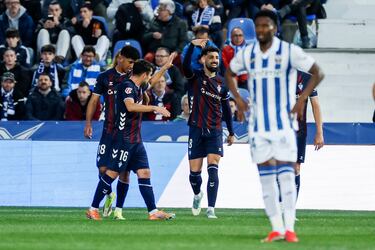 No sumará para las estadísticas, pero Nolaskoain tuvo una actuación clave en la victoria del Eibar ante el Leganés. Entre él (su cabeza) y el hombro de Diego García anotaron el único tanto. El acta le otorgó el gol al segundo.