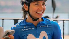 Liane Lippert, ciclista del Movistar.