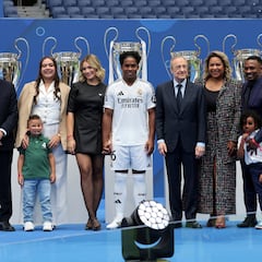 La presentación de Endrick ante un Bernabéu abarrotado