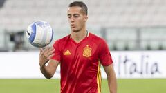 Lucas Vázquez se incorporó a los entrenamientos de la Selección