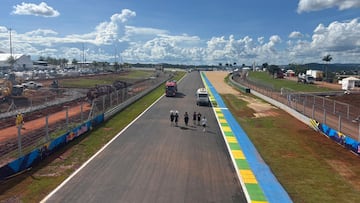 Goiania se sobrepone y “el asfalto tiene mucho agarre”