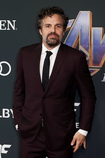 Mark Ruffalo (Hulk) en la premiere mundial Avengers: Endgame en Los Ángeles, California.