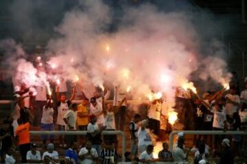 Los graves incidentes de los hinchas de la U en el Arena Corinthians