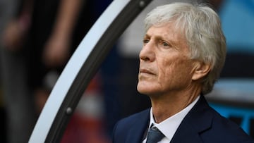 José Néstor Pékerman habló en la rueda de prensa después del partido que la Selección Colombia perdió ante Japón en el debut del Mundial de Rusia 2018.