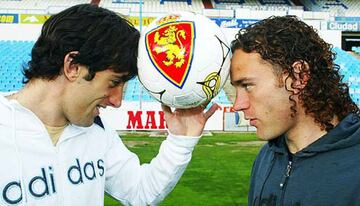 Coincidieron en el Real Zaragoza de España, además de la Selección de Argentina.