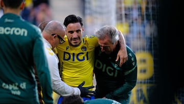 Iza Carcelén se tuvo que marchar tras lesionarse de gravedad. Foto: LaLiga.