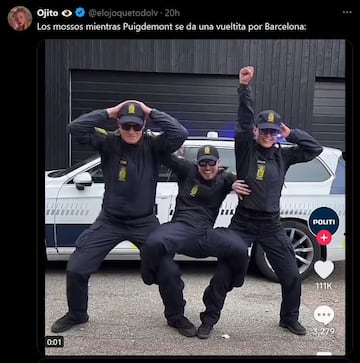 Los mejores memes del regreso de Puigdemont y su desaparición