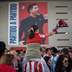 La familia del Atlético, más numerosa que nunca