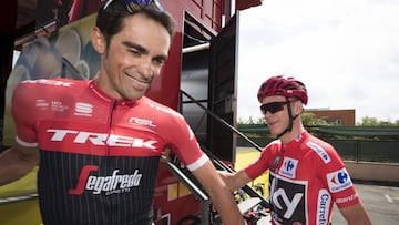Alberto Contador y Chris Froome.