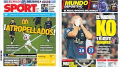 Real Madrid defeat comforts Catalan press