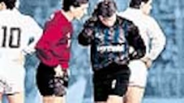 Imagen del incidente del petardazo a Buyo.