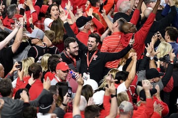 La afición de Red Raiders celebró a lo grande. 