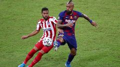 Vidal asiste de taco a Messi y es figura en el triunfo de Barcelona