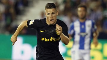 Gameiro con el Atlético.