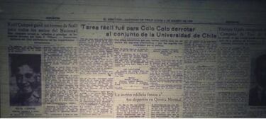 Las curiosas anécdotas de los primeros clásicos Colo Colo-U