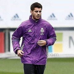 Buenas noticias para Zidane: Morata ya corre en Valdebebas