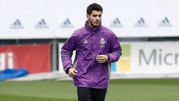 Buenas noticias para Zidane: Morata ya corre en Valdebebas