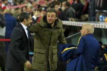 Ernesto Valverde y Luis Enrique.