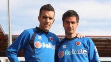 <b>PASADO. </b>Tanto Julio Álvarez como Natalio jugaron en el Murcia en temporadas pasadas.