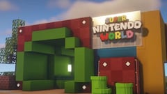 Super Nintendo World se podrá visitar en Minecraft
