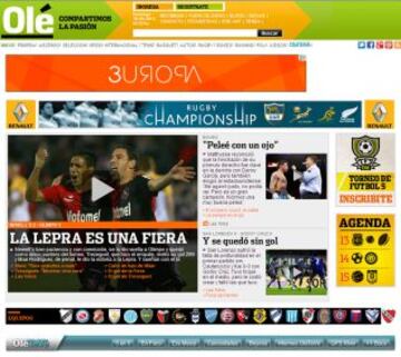 Portadas de la prensa extranjera