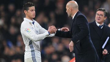 Zidane's Real Madrid exit 'a little strange' – James