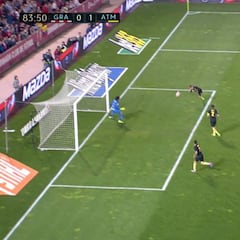 ¡Qué cabezazo en plancha de Griezmann para salvar al Atleti!