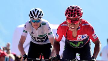 Nairo Quintana y Chris Froome.