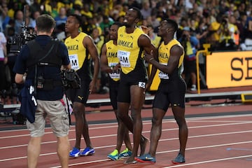 Injured | Usain Bolt in that 4x100.