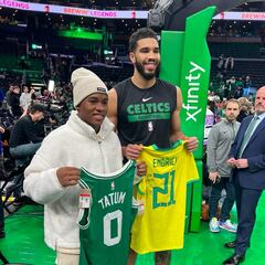 Endrick se divierte con los Celtics