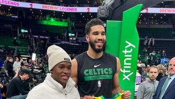 Endrick se divierte con los Celtics