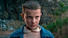 Millie Bobby Brown, en la primera temporada de 'Stranger Things'