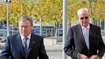 <b>EN MADRID. </b>Samper y Clemente se vieron las caras en la capital de España.