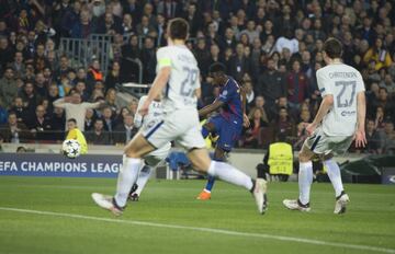 2-0. Dembel¨¦ marc¨® el segundo gol.