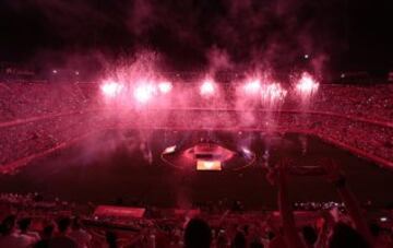 La fiesta del quinto título de la Europa League se trasladó al estadio Ramón Sanchez-Pizjuán.