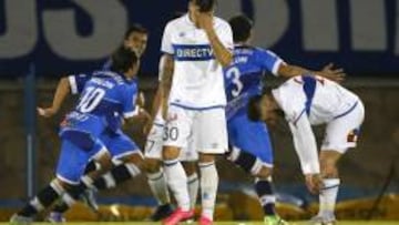 El jugador de Universidad Catolica, Nicolas Castillo,