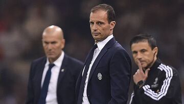 Allegri y Zidane, en la final de la Champions de Cardiff.