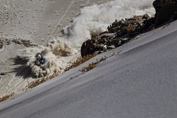 Fotografía ganadora del Premio Emilie Poucan del Dakar 2013 del fotógrafo Frederic Le Floch de la agencia DPPI Media. 