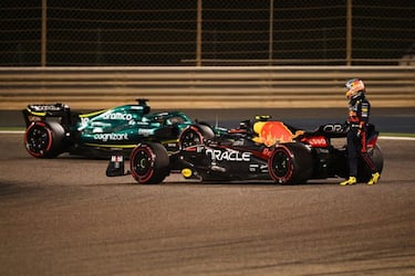 Desastre en Red Bull; Checo Pérez y Verstappen abandonaron en Baréin