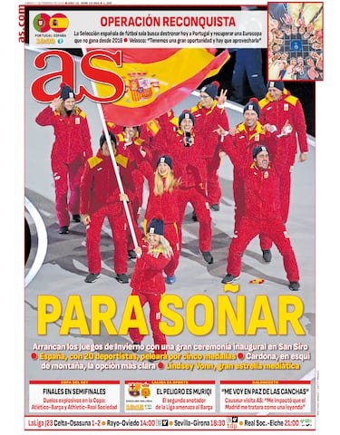 Las portadas de AS de febrero