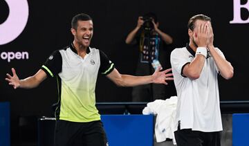 Juan Sebastián Cabal y Robert Farah ante Oliver Marach y Mate Pavic