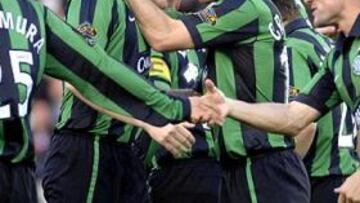 <b>GOLEADA CÉLTICA.</b> El danés ha conseguido tres goles fuera de casa para que su equipo se mantenga primero en la tabla de clasificación.