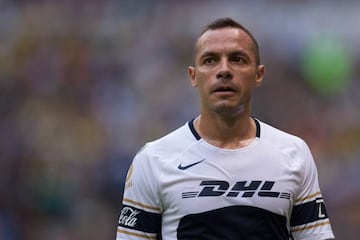 Foto de accion durante el partido de Vuelta de Cuartos de Final America vs Pumas del Torneo Clausura 2018 de la Liga Bancomer MX Relizado en el Estadio Azteca.
 
 
 
 Action photo during the quarterfinal match of  America vs Pumas of the 2018  Torneo Clausura of the Liga Bancomer MX in the Azteca Stadium.