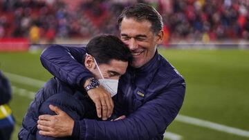 Marcelino García Toral con Luis Garcia Plaza.