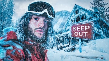 Jay Swingler en la estación de esquí de Svanstein (Pullinki)