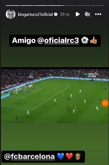“Amigo”: la respuesta viral de Arturo Vidal a las palabras de Roberto Carlos