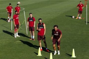 El primer día de Gameiro en el Atlético