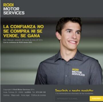 Un icono publicitario llamado Marc Márquez