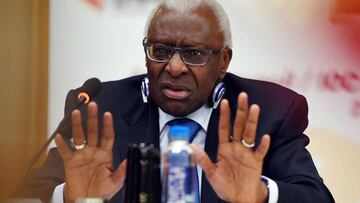 El ex presidente de la IAAF Lamine Diack, en una imagen de archivo.